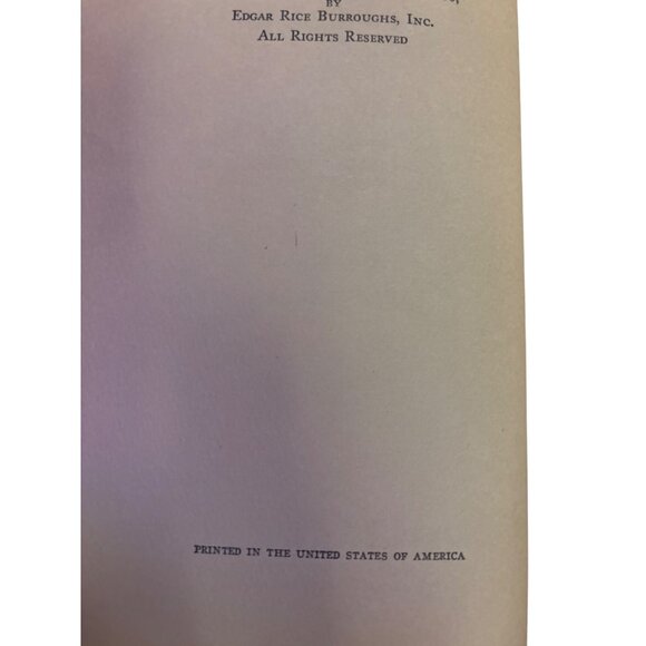 Tanar Of Pellucidar Edgar Rice Burroughs 1929 Hardcover Grosset & Dunlap Edition - Picture 6 of 15